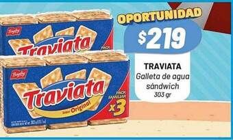 Almacor Traviata galleta de agua sándwich oferta