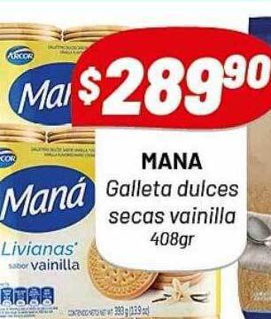 Almacor Mana galleta dulces secas vainilla oferta