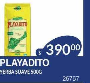 Masivos Playadito yerba suave oferta