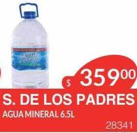 Masivos S. de los padres agua mineral oferta