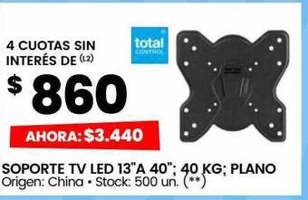 Changomas Soporte tv led 13 oferta