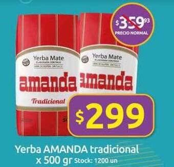 Cordiez Yerba amanda tradicional oferta