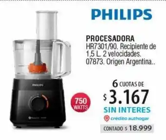 Authogar Philips procesadora oferta