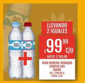 Supermercados Todo Agua mineral bonaqua con sin gas oferta