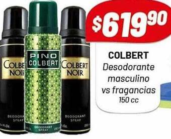 Almacor Colbert desodorante masculino vs fragancias 150 cc oferta