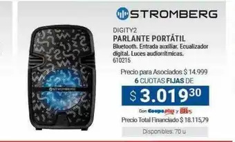 Cooperativa Obrera Stromberg digity2 parlante portátil oferta