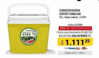 Cooperativa Obrera Conservadora súper familiar oferta