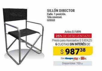 Cooperativa Obrera Sillón director oferta