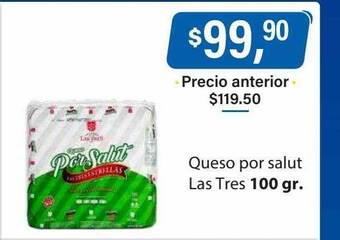 Supermercados Damesco Queso por salut las tres oferta