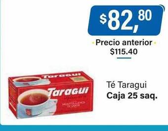 Supermercados Damesco Té taragui oferta