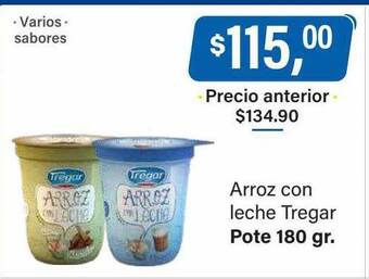 Supermercados Damesco Arroz con leche tregar oferta