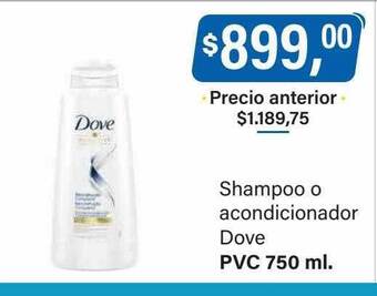 Supermercados Damesco Shampoo o acondicionador dove oferta