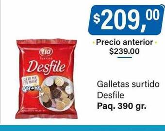 Supermercados Damesco Galletas surtido desfile oferta