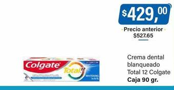 Supermercados Damesco Crema dental blanqueado total 12 colgate oferta