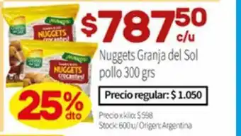 Josimar Nuggets granja del sol pollo oferta