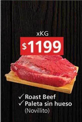 Supermercados Aiello Roast beef paleta sin hueso oferta