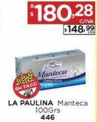 Hipermay La paulina manteca oferta
