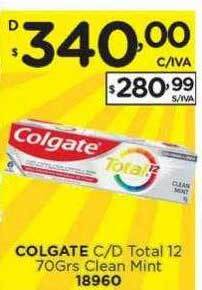 Hipermay Colgate c d total 12 clean mint oferta