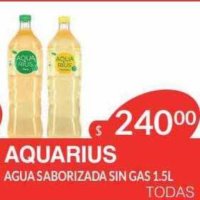 Masivos Aquarius agua saborizada sin gas oferta