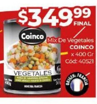 Diarco Mix de Vegetales Coinco oferta