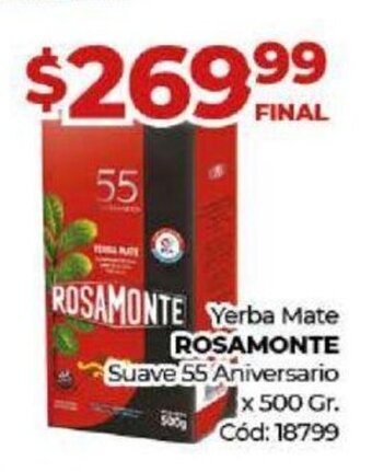 Diarco Yerba Mate Rosamonte oferta