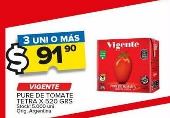 Carrefour Maxi Puré de tomate vigente x 520g oferta