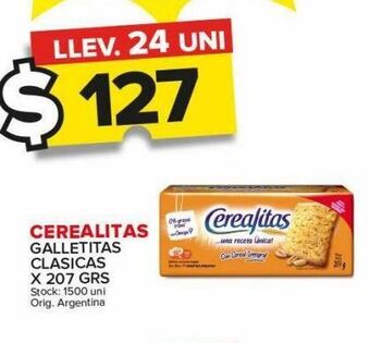 Carrefour Maxi Galletas cerealitas x 207g oferta