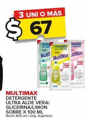 Carrefour Maxi Detergente multimax x 100ml oferta