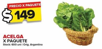 Carrefour Maxi Acelga x paquete oferta