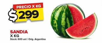Carrefour Maxi Sandía x kg oferta