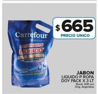 Carrefour Maxi Jabón líquido carrefour x 3l oferta