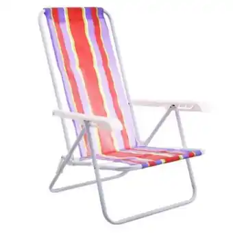 Sodimac Reposera plegable 4 posiciones - mor oferta