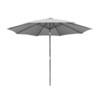 Maitess Sombrilla de jardin kushiro 294cm gris con inclinacion y manivela oferta