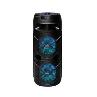 Parlante portatil aiwa aw-t451d-sn bluetooth 15w luces led