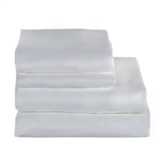Sommier Center Juego de sábanas (2 plazas) zlow microfiber blanco oferta