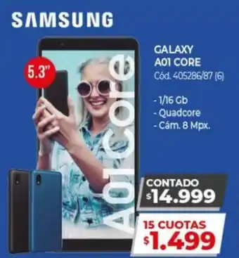 Naldo Lombardi Samsung Galaxy A01 Core 405286/87 (6) 5.3" oferta