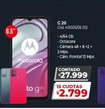 Naldo Lombardi Motorola G 20 6.5" 405505/06 (10) oferta