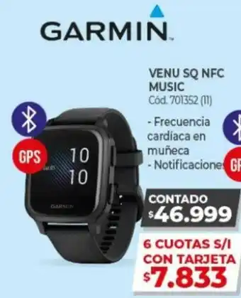 Naldo Lombardi Garmin Venu SQ NFC Music GPS 701352 (1) oferta