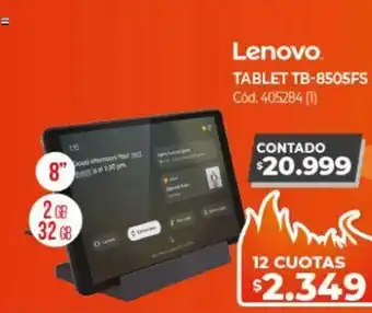 Naldo Lombardi Lenovo Tablet TB-8505FS 405284 (1) 8" 2GB 32GB oferta