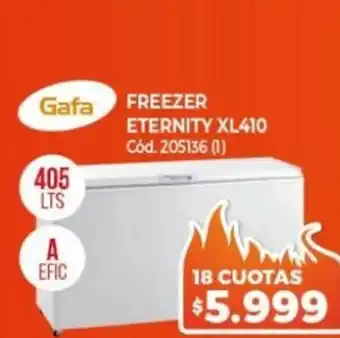 Naldo Lombardi Gafa Freezer Eternity XL410 406Lts oferta