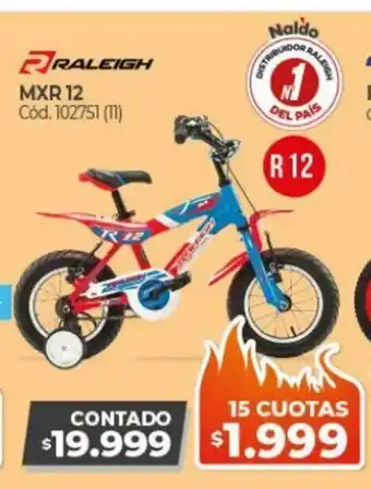 Naldo Lombardi Raleigh MXR 12 oferta