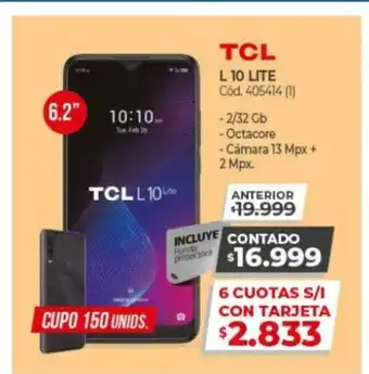 Naldo Lombardi TCL L10 Lite 6.2" oferta