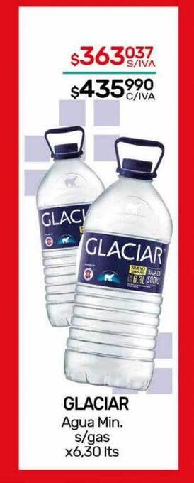 Nini Mayorista Glaciar agua min. s gas oferta