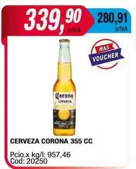 Maxiconsumo Cerveza corona oferta
