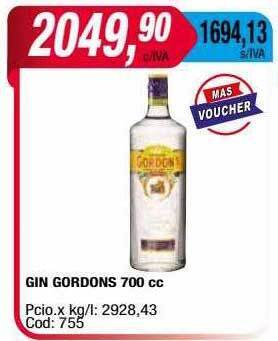 Maxiconsumo Gin gordons oferta