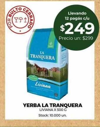 Super MAMI Yerba la tranquera oferta