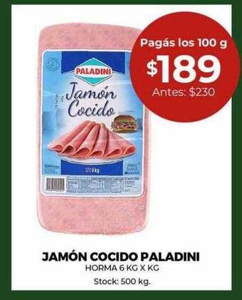 Jamón cocido paladini
