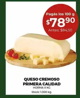 Super MAMI Queso cremoso primera calidad oferta