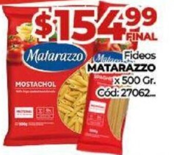 Diarco Fideos Matarazzo x 500 gr oferta