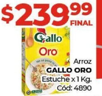 Diarco Arroz Gallo Oro oferta